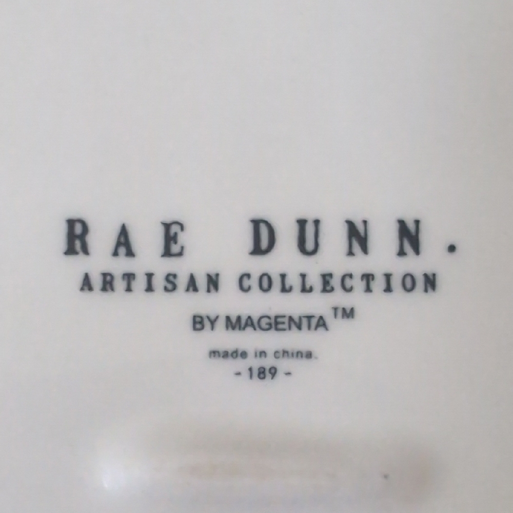 Rae Dunn Ceramic Tray with Family Gather Design - Picture 2 of 10
